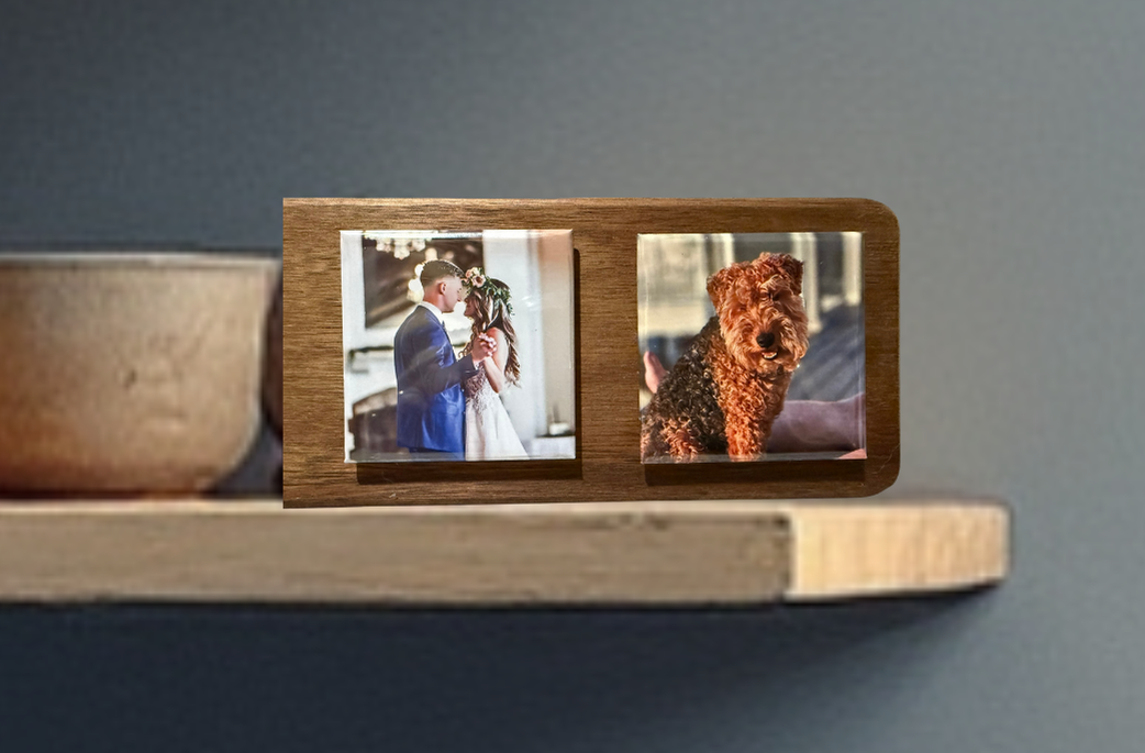 Set of 2 Custom 2"x 2" Photo Magnets