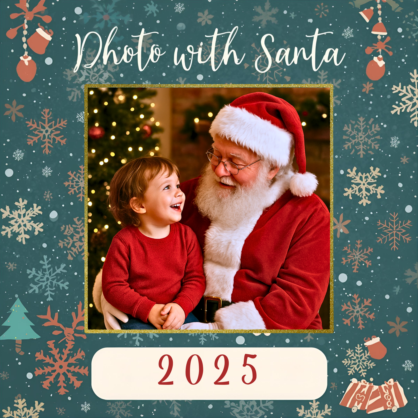 Christmas Card Custom Photo Magnet - Multiple Options