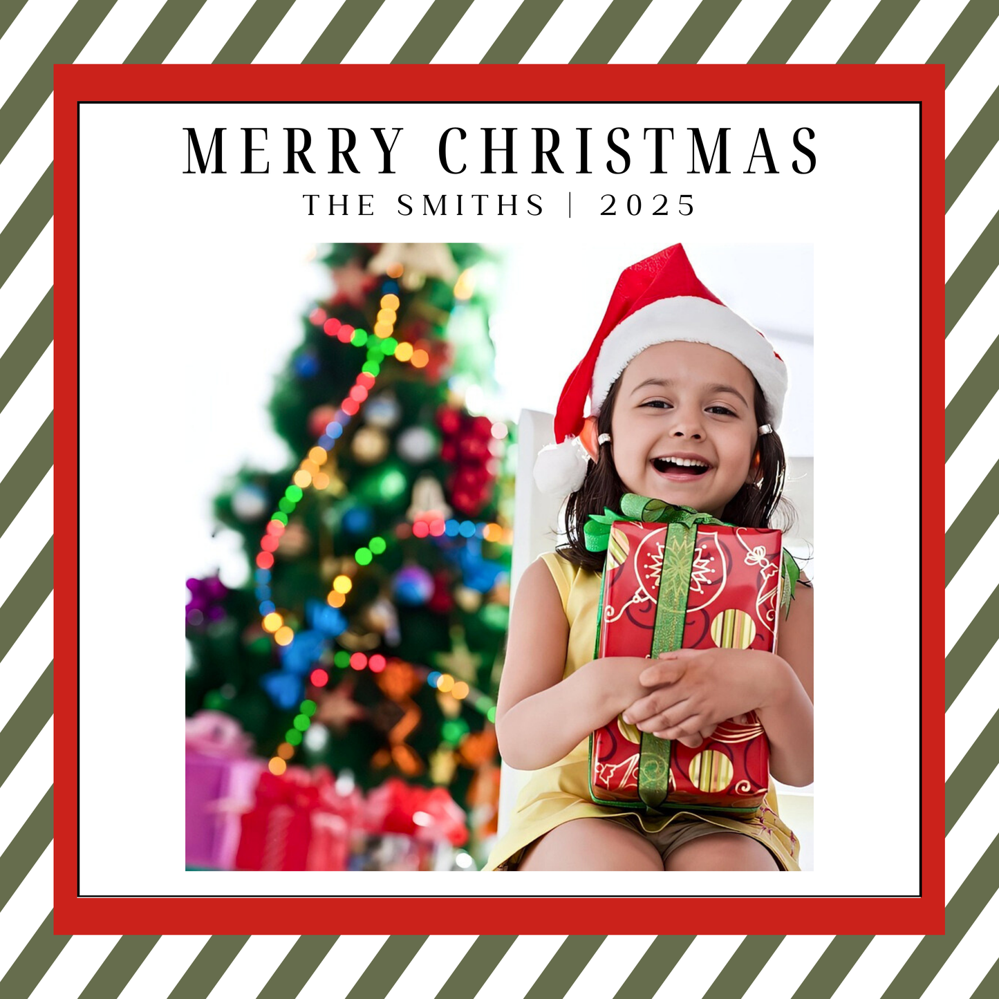 Christmas Card Custom Photo Magnet - Multiple Options
